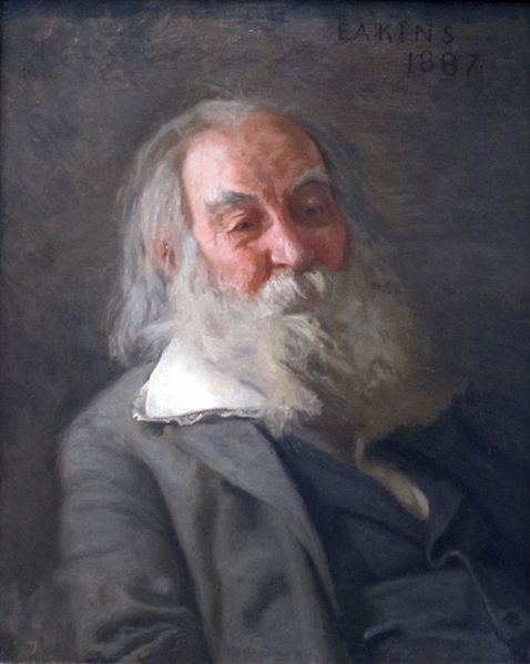 Walt Whitman ca. 1887-1888 by Thomas Eakins (1844-1916) Pennsylvania Academy of Fine Arts  Philadelphia
